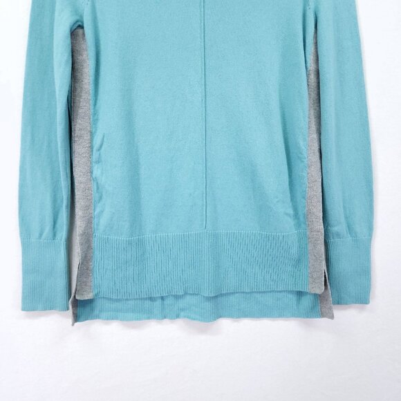 Boden Wool Blend Sweater Size XS Blue Color Block Soft With Stretch - Picture 9 of 12